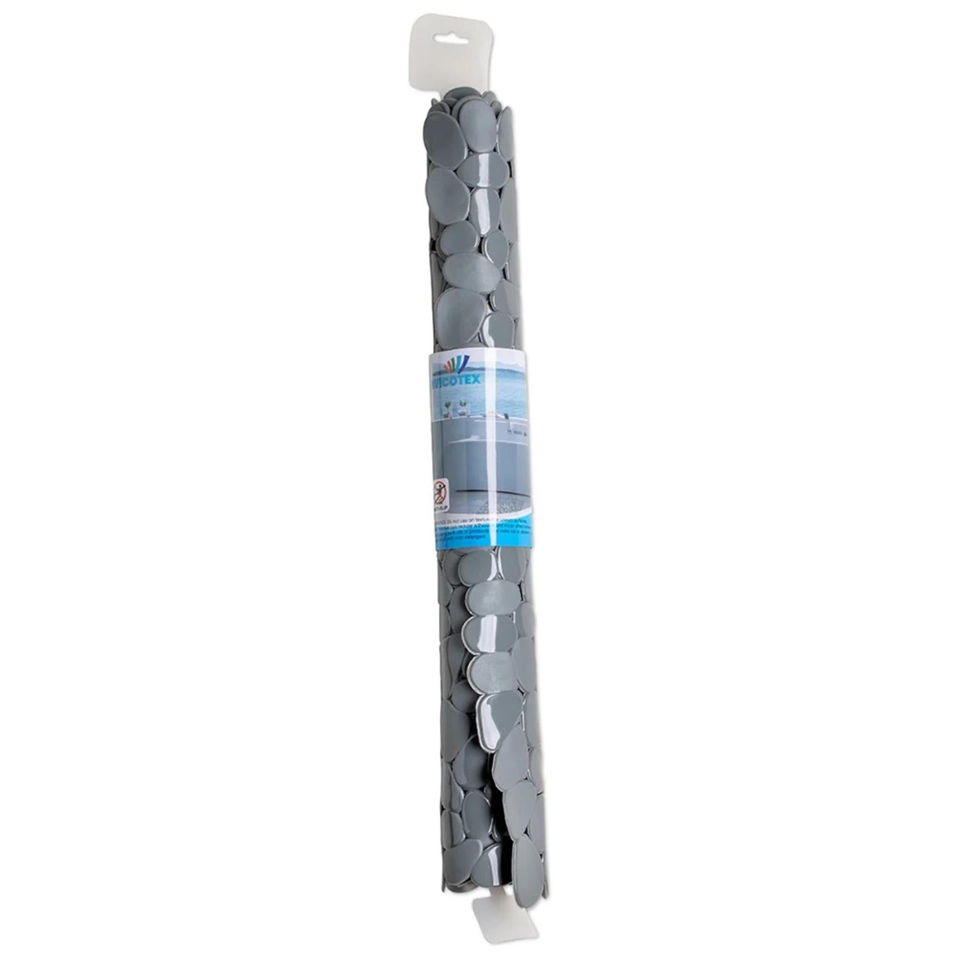 Wicotex Duschmatte Anti-Rutsch-Steine 53x53cm grau