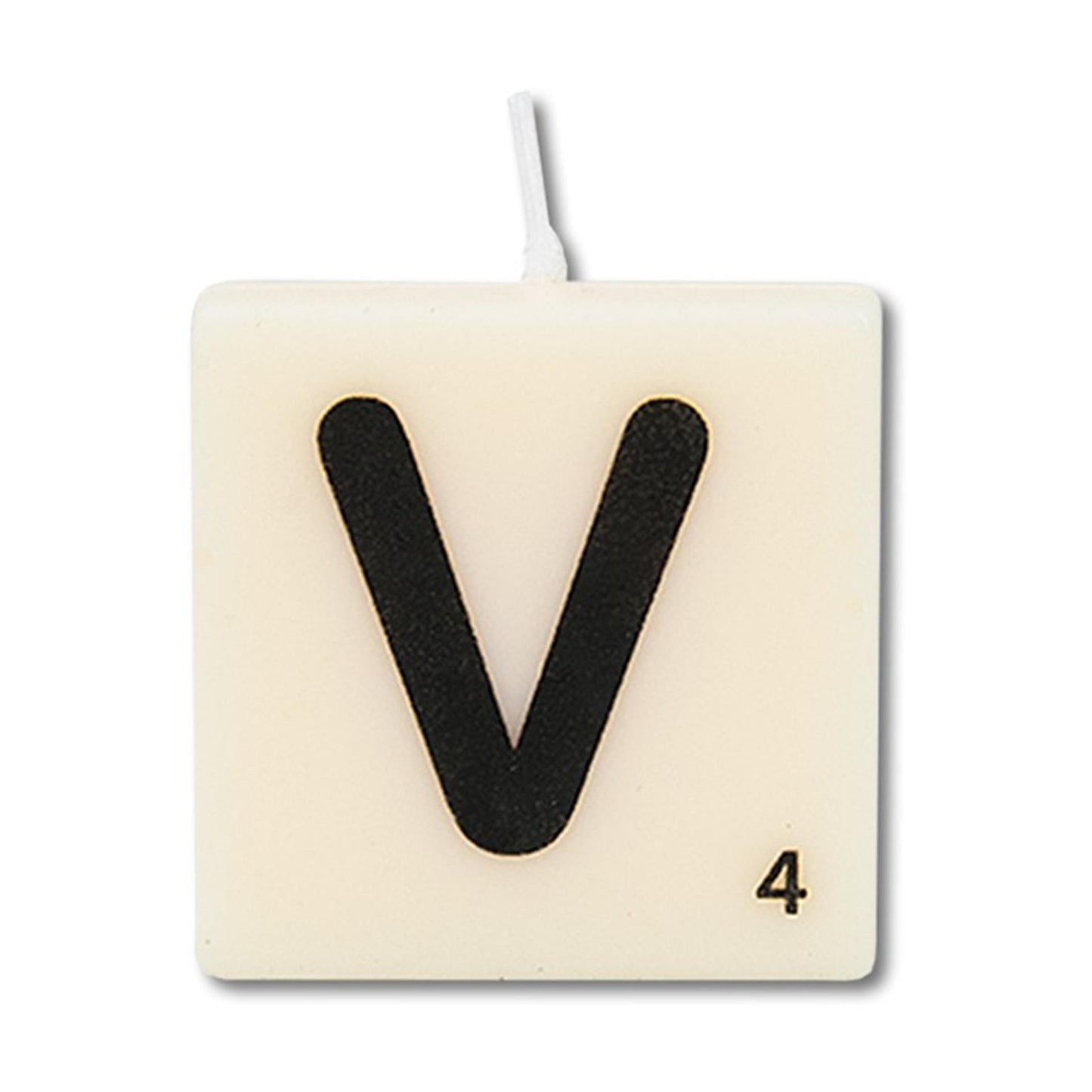 Paperdreams Buchstabenkerze V, 4 Stk.