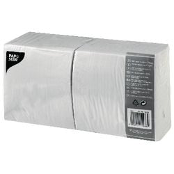 Serviette 33x33cm 2 Lagen 1 4-fach weiß (250 Stück)