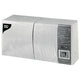 Serviette 33x33cm 2 Lagen 1 4-fach weiß (250 Stück)