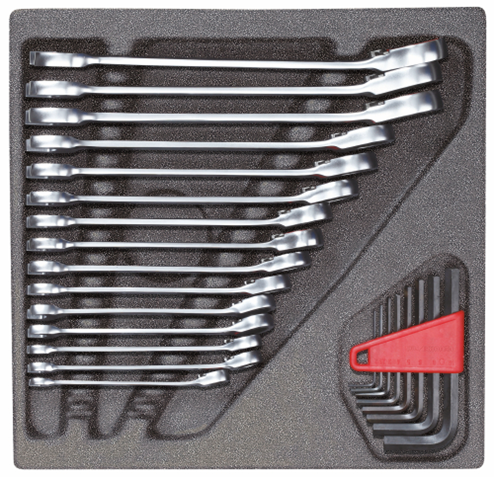 GEDORE ROTEN KEY SET 2 3 CT-Modul Silber 24-piefe