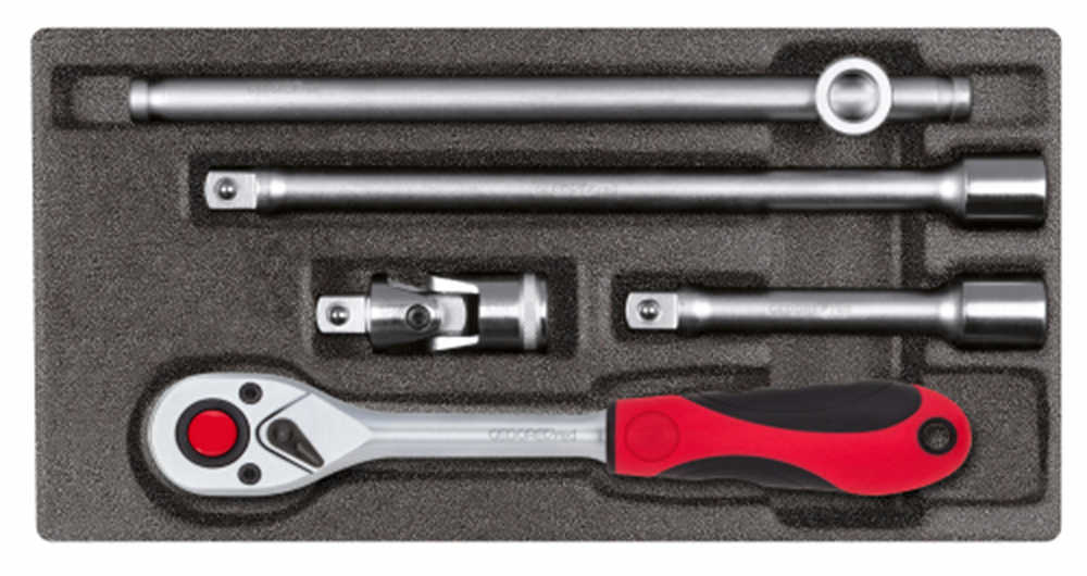 Gedore Red Dip Keys Set 1 2 Zoll 1 3 CT-Modul Silber 5-Stück