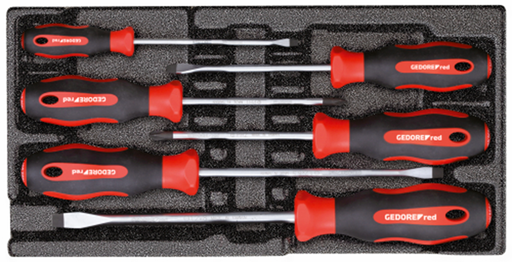 GEDORE ROTER Schraubendreher-Set Kreuzhoch