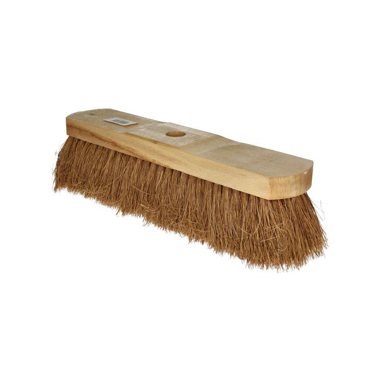 1069631 - Kokosfeger aus Holz 35 cm mit Stielloch | 10 Stück
