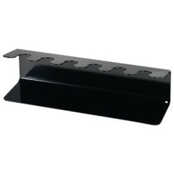 Abi Stempelhalter aus Metall, 65 x 225 x 60 mm, schwarz, 6 Stempel