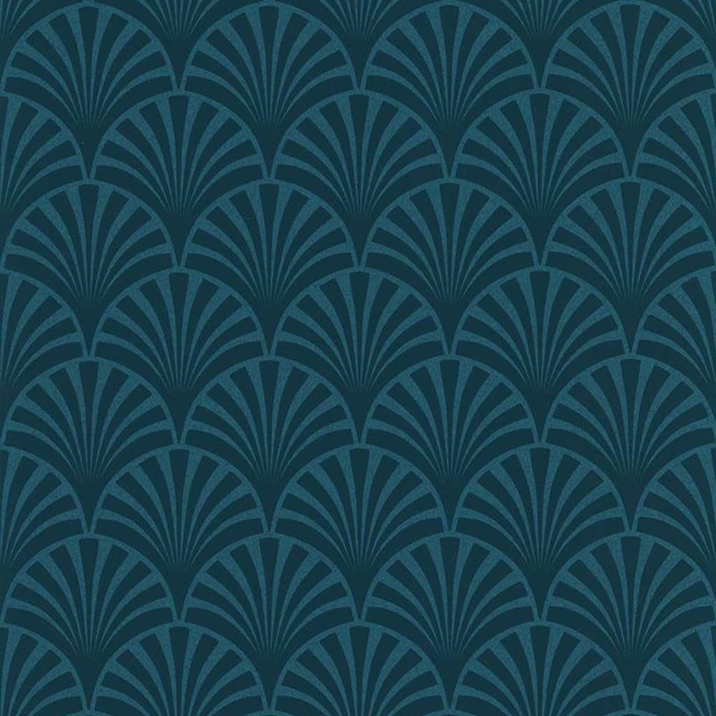 Nordwand Noordwand Tapete Couleurs Matières 20er Muster Artdeco Blau