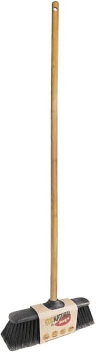York Eco Line – Zimmerbesen – Bambusbesen – 120 cm Stiel – langlebig, leicht