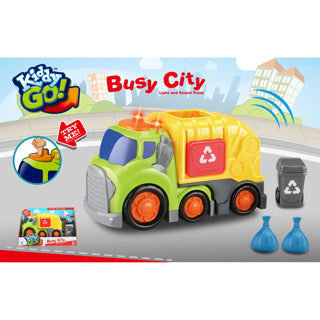 Kiddygo Müllwagen mit Licht und Sound 19,5 cm