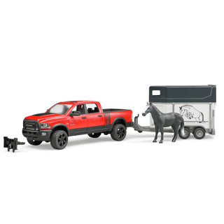 BRUDER AUTO DODGE RAM mit Pferdeanhänger