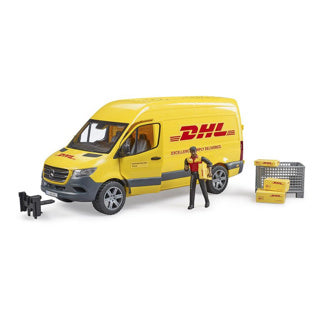 BRUDER MB Sprinter DHL mit dem Regisseur