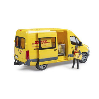 BRUDER MB Sprinter DHL mit dem Regisseur