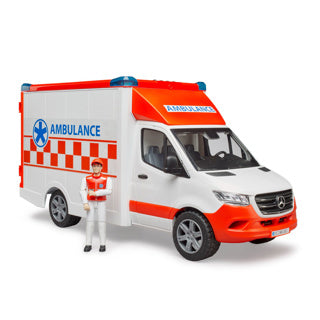 BRUDER MB Sprinter Ambulance mit Fahrer