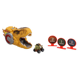 Dino schießt Autospiel -Set