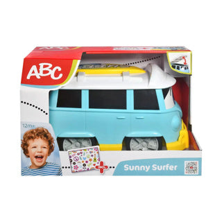 Bus Dickie Sunny Surfer Bus 25 cm mit Aufklebern