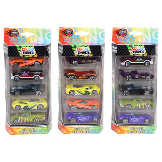 Rapid Wheels Auto -Die -Guss -Farbwechsel 5 Pack
