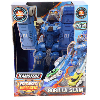 Roboter-Gorilla-Autowerfer mit Licht und Ton und 1 Auto