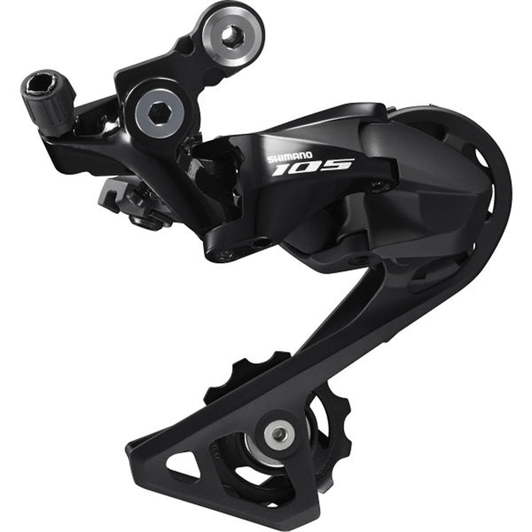Shimano Achter Maeilleur 11-Gang 105 RD-7000 mit mittlerer Käfig-Direktbaugruppe Schwarz (Workshop-Verpackung)