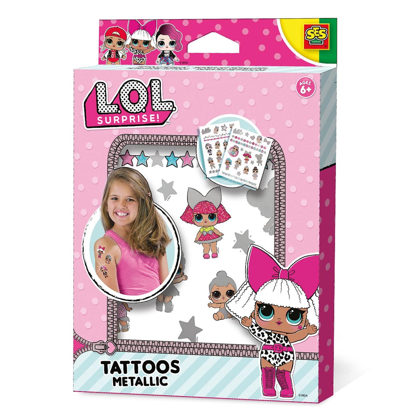 LOL. SES Metallic Tattoos