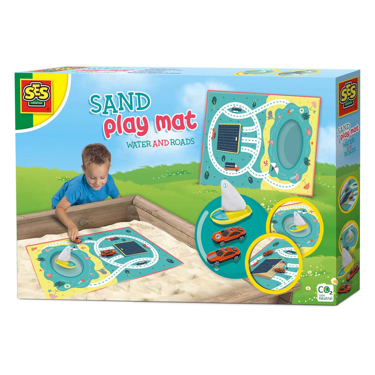SES Sand spielen Mattenwasser und Straßen