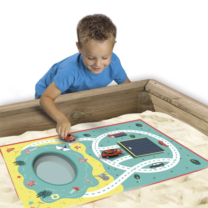 SES Sand spielen Mattenwasser und Straßen