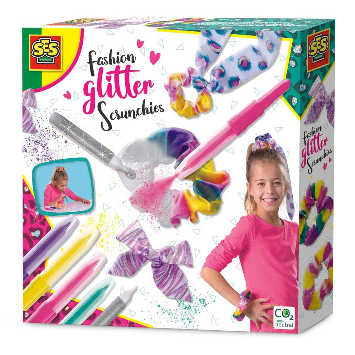 SES Mode Glitter -Scunchies