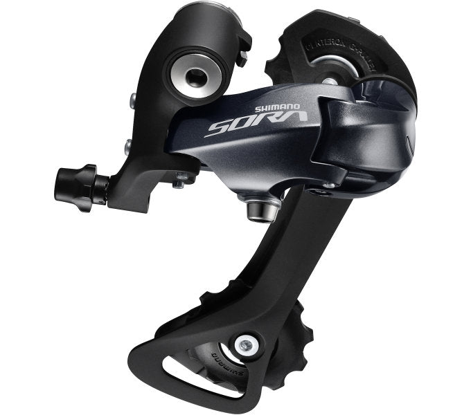 Shimano Achter Maeilleur 9-Gang Sora Rd-3000 GS Top Normal Black (Arbeitsplatzverpackung)