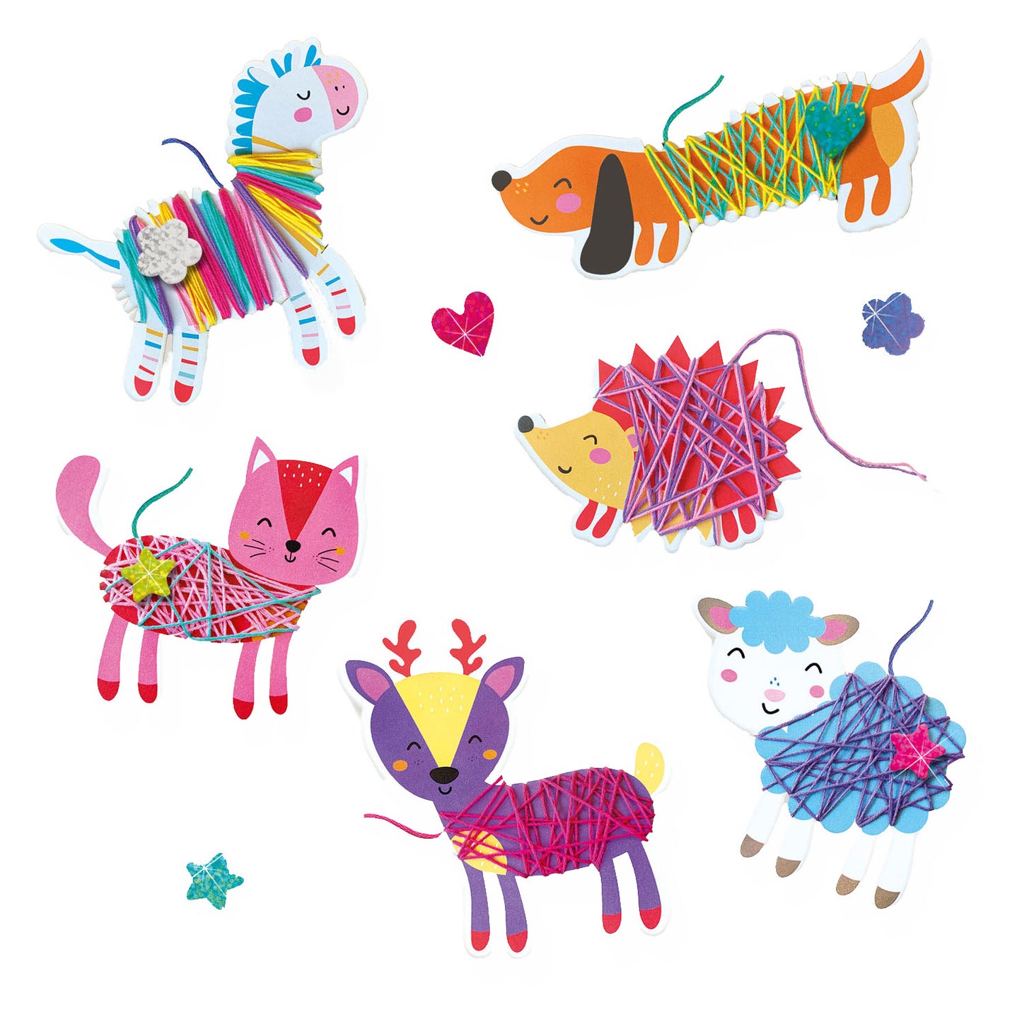 SES -Faden -Wickel -Tiere