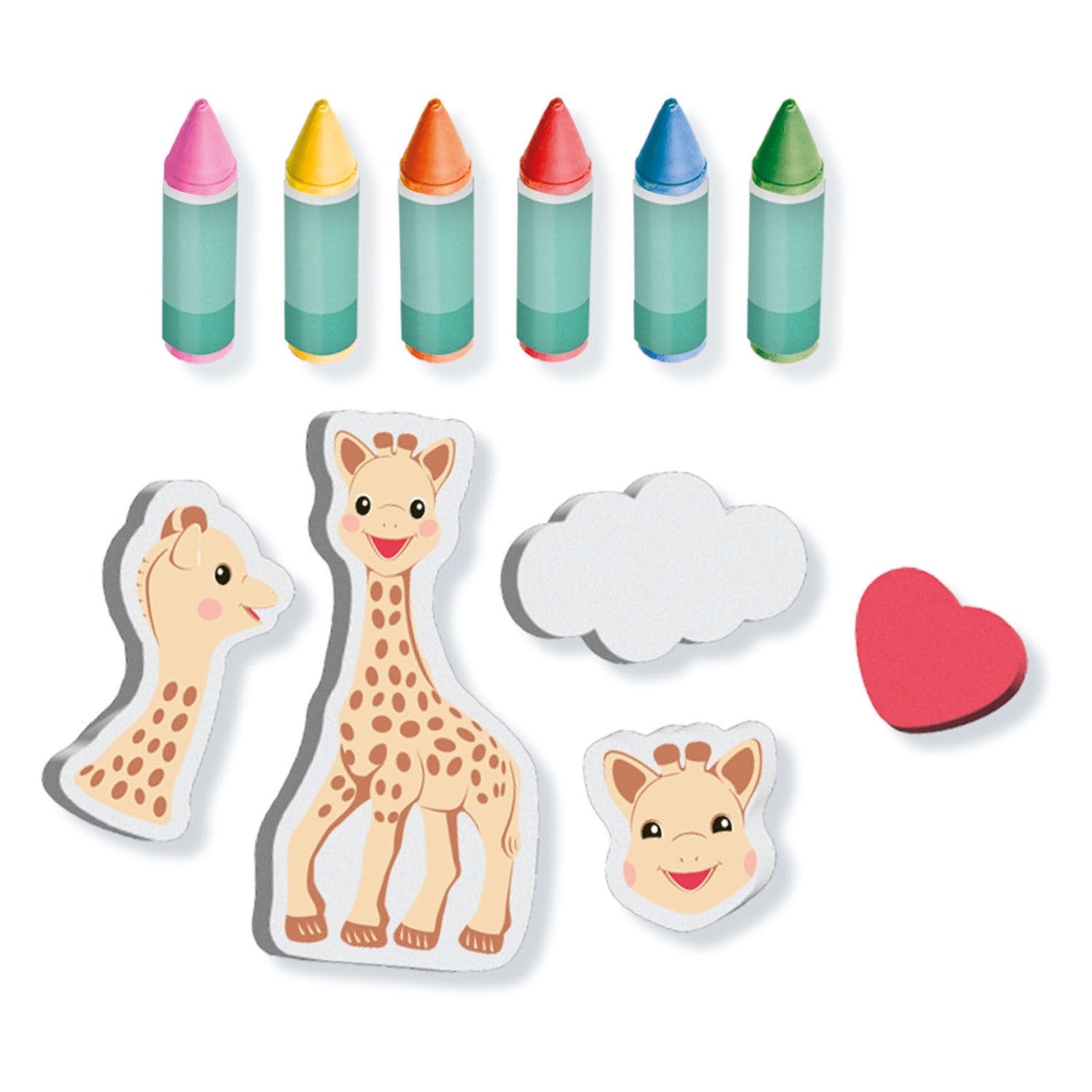 SES Sophie La Girafe Badkreide mit Formen