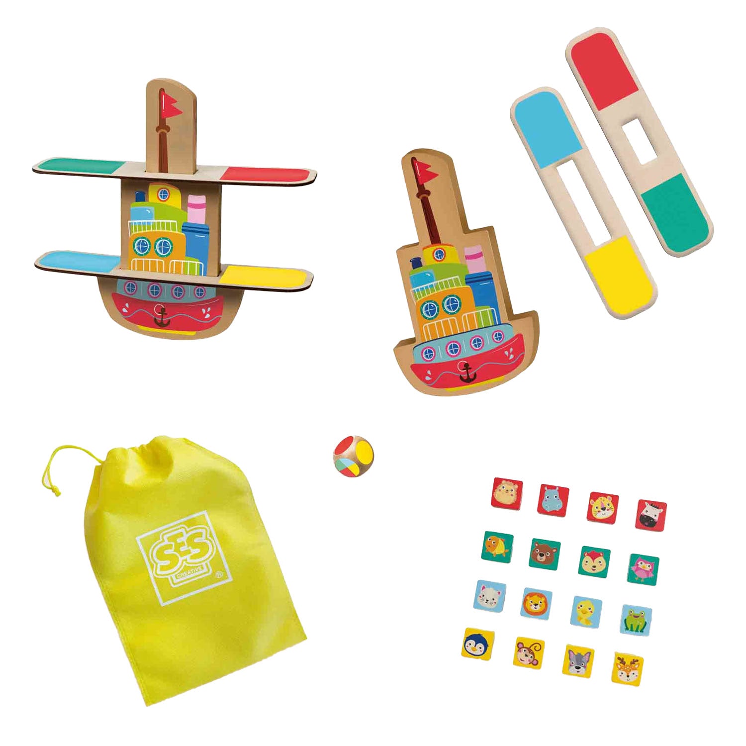 SES Holzbalancienstiefel