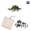 SES Erkunden und Skelett grub 2in1Stegosaurus aus