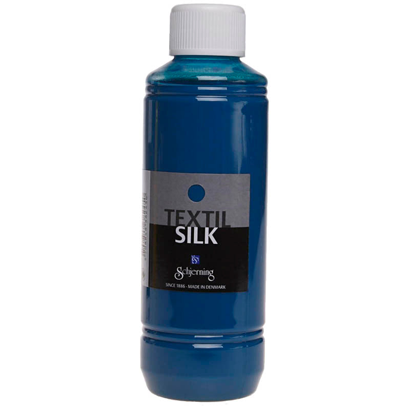 Schjerning Seidenfarbe Ascheseide, Türkis, 250 ml 1 Flasche