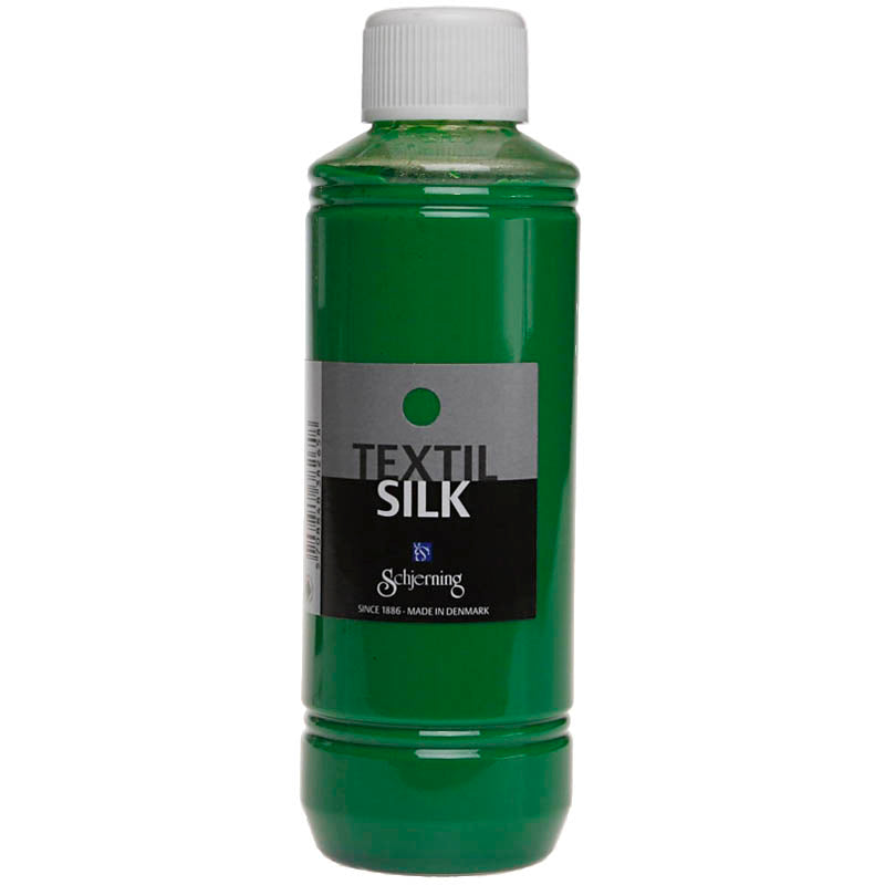 Schjerning Seidenfarbe Ascheseide, Brillantgrün, 250 ml 1 Flasche