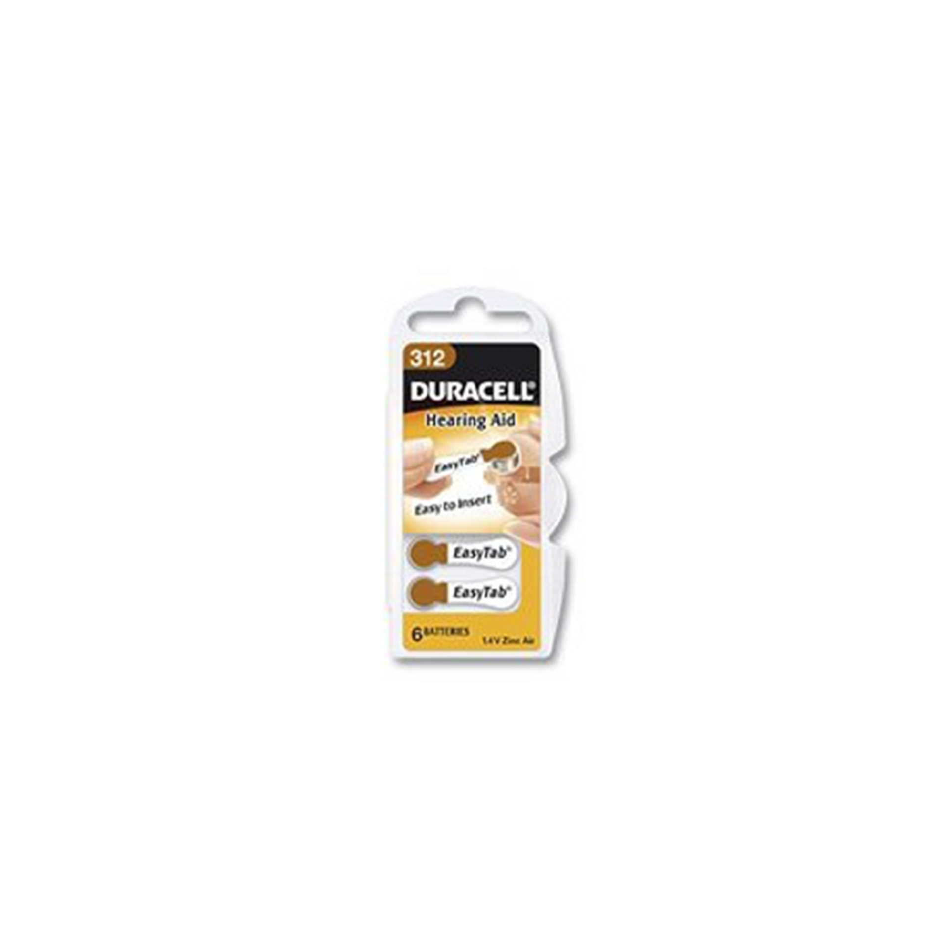 Duracell da312 Hör-App-Batterie 1,4 V