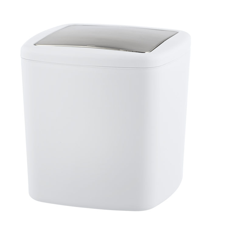 Wenko 1065669 - Mülleimer barc. l 8,5 ltr weiß | 1 Stk