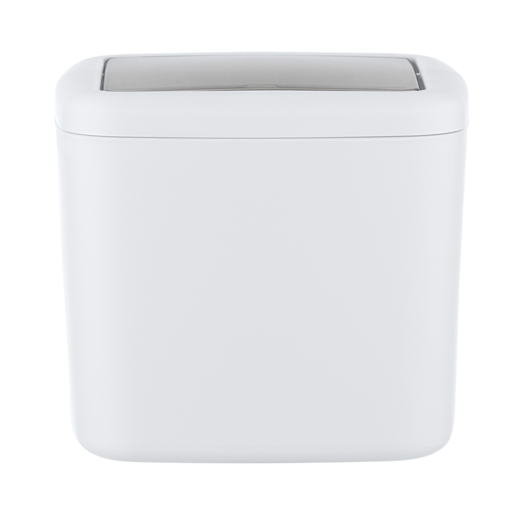 Wenko 1065668 - Mülleimer barc. s 3 ltr weiß | 1 Stk