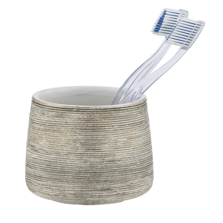 Wenko 1069587 - Zahnbürste.fedio keram.beige | 1 Stk