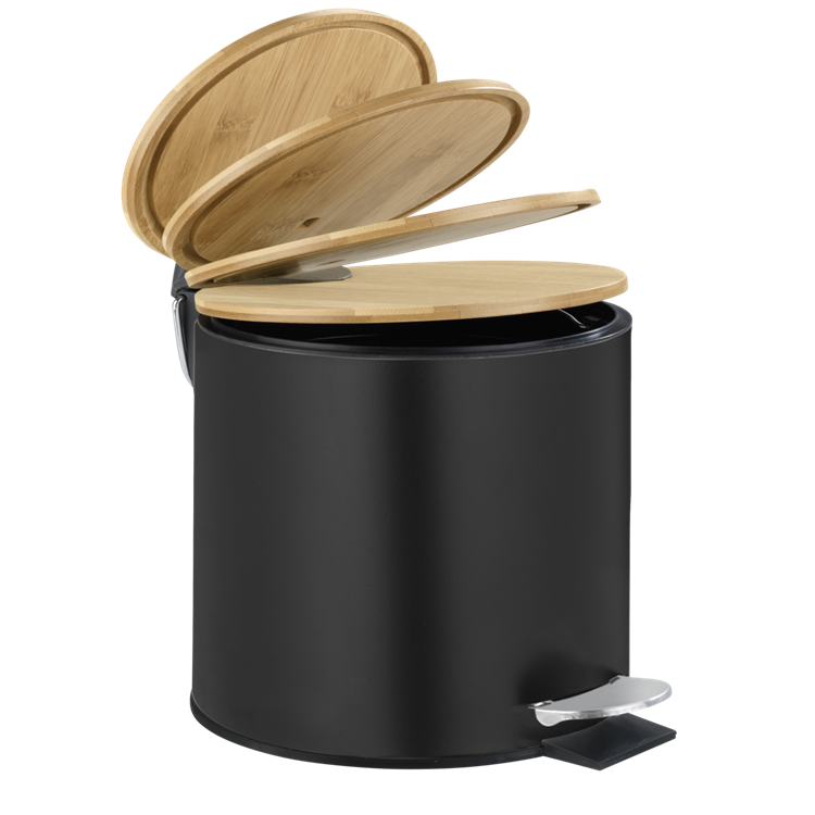 Wenko 1069599 - Mülltonne Tort. 3 l mattschwarz. | 1 Stk