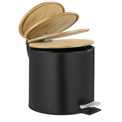 Wenko 1069599 - Mülltonne Tort. 3 l mattschwarz. | 1 Stk