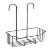 Wenko 1065528 - Duschablage Milo Edelstahl schwarz | 1 Stk