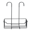 Wenko 1065528 - Duschablage Milo Edelstahl schwarz | 1 Stk