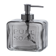 Wenko Seifenpumpe Glas grau 550 ml
