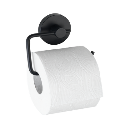 Wenko 1069603 - vac.loc Toilettenpapierrolleh.milazzo schwarz. | 1 Stk
