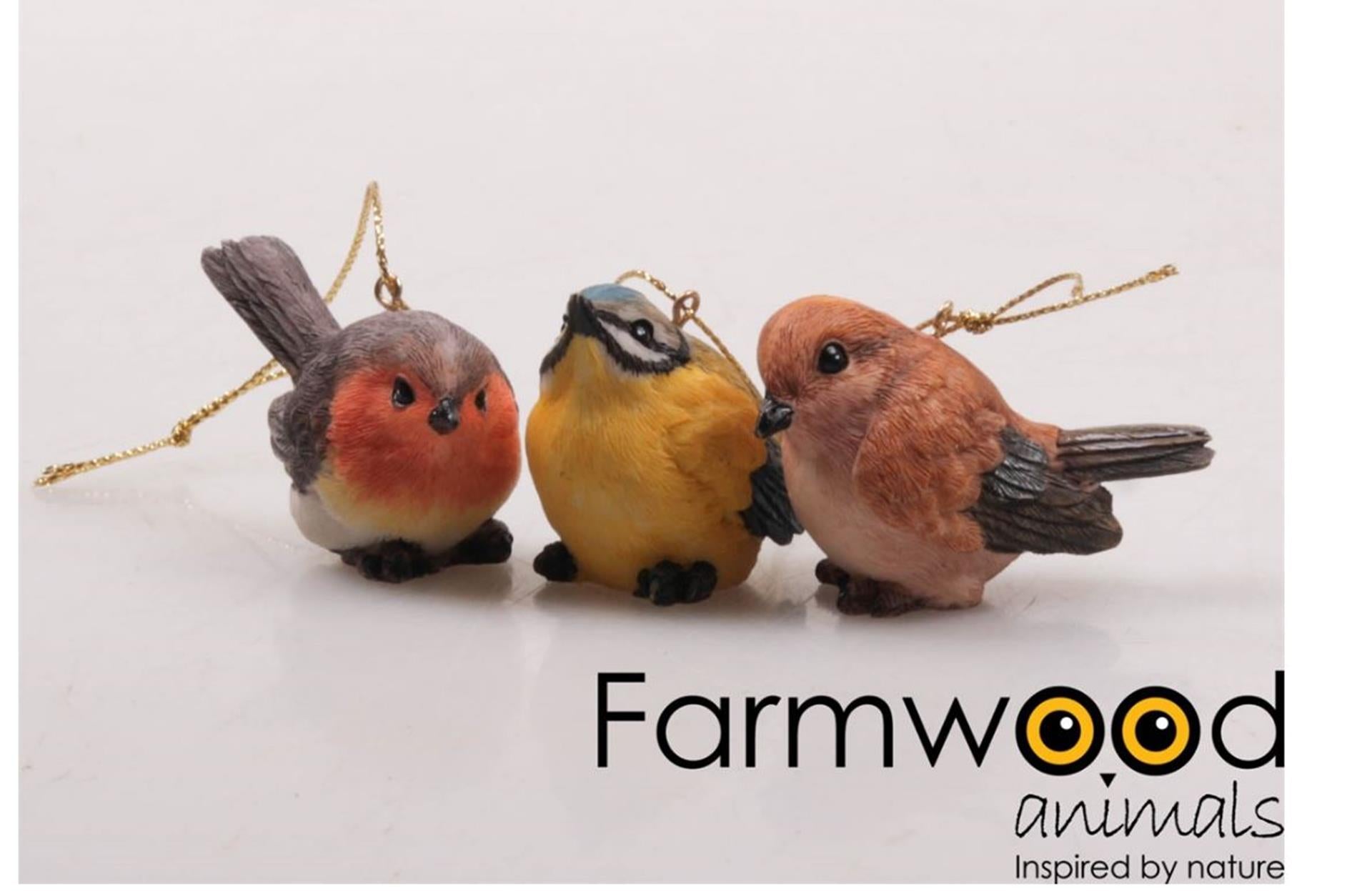 Farmwood Tiere Anhänger Vogel Polystone 5,6x3x4cm