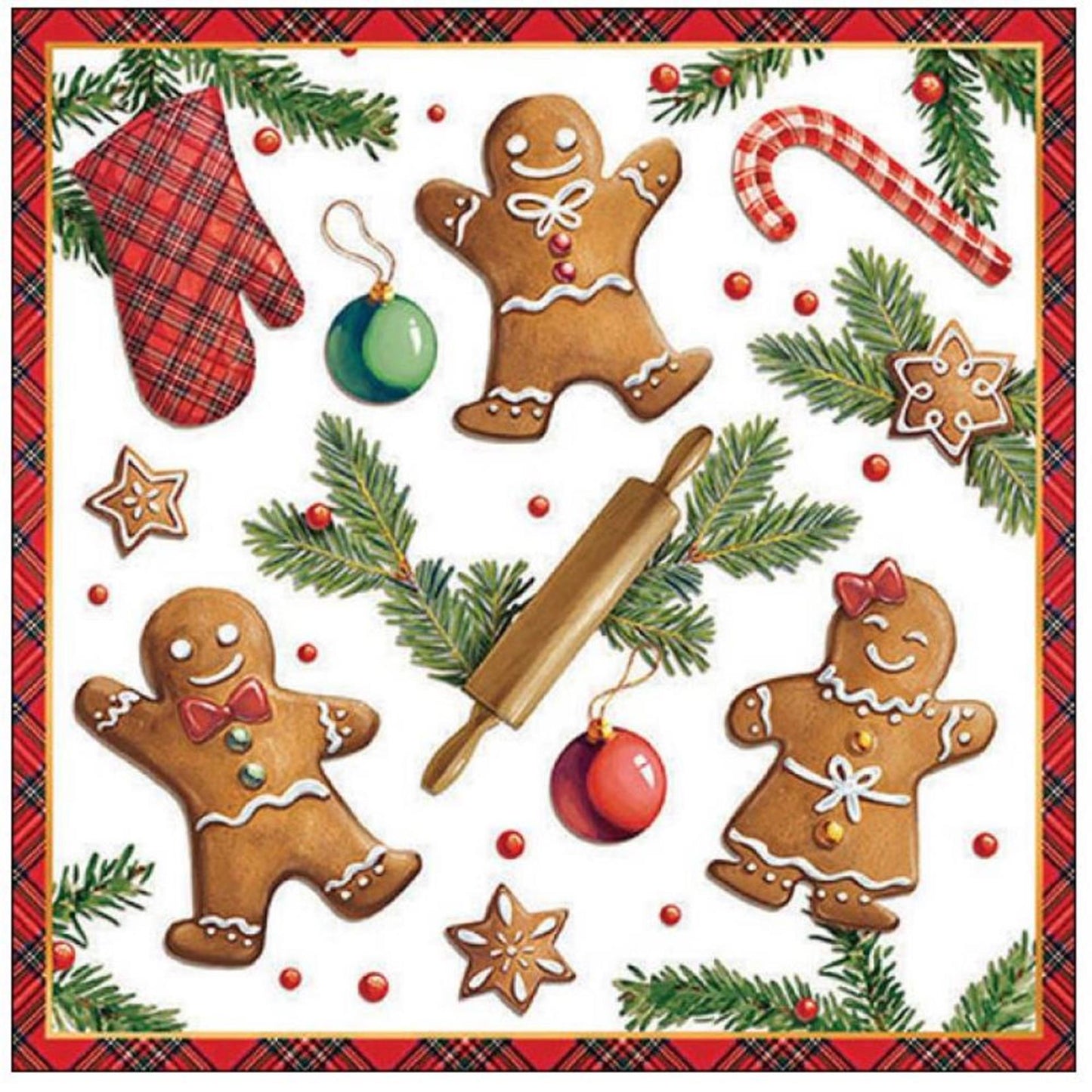 Ambiente Servietten 33cm Lebkuchen
