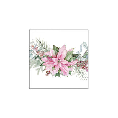 Ambiente Servietten 33cm rosa Weihnachtsstern
