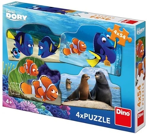 Disney Puzzle Pixar findet Dory 4 x 54 Stücke