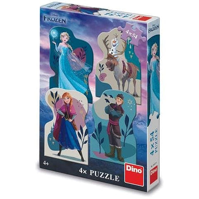 Disney -Puzzle gefroren 4 x 54 Stücke