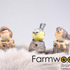 Bauernhoftiere, Gartenstatue, Vogel mit Geräusch, 9 x 6 x 10 cm