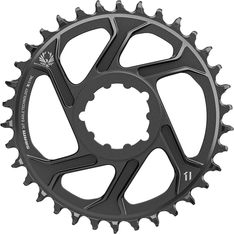 SRAM-Kettenring X-Sync 2 34t Schwarz