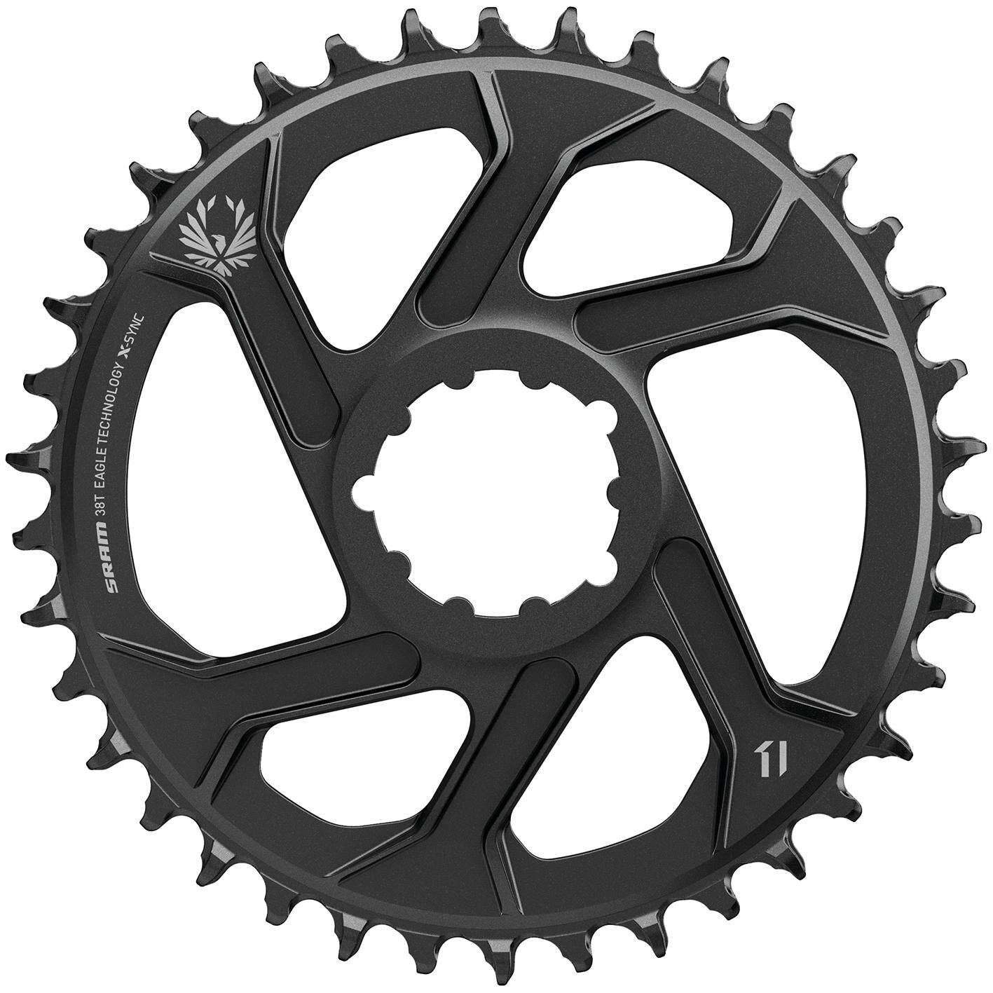 SRAM-Kettenring X-Sync 2 38T Schwarz